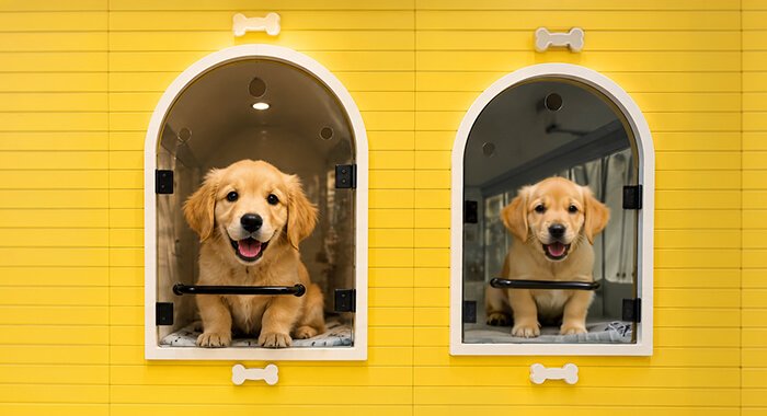 Luxury pet boarding at PETME Dubai